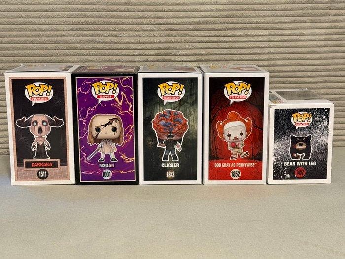 Funko - Funko Pop Horror Set - 5pieces brand new (Pennywise,, Antiquités & Art, Antiquités | Jouets