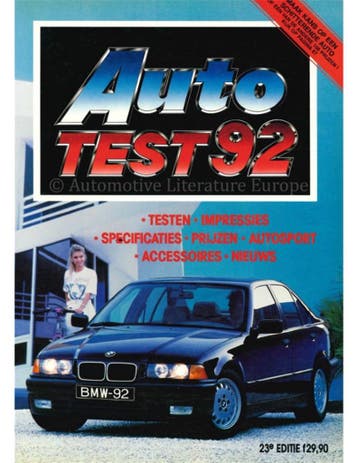 1992 AUTOTEST JAARBOEK NEDERLANDS, Nieuw