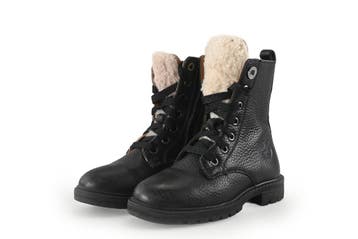Muyters Veterboots Meisjes in maat 28 Zwart, Kinderen en Baby's, Verzenden, Jongen of Meisje, Schoenen, Zo goed als nieuw