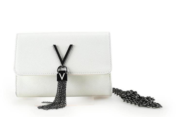 Valentino Schoudertas Wit, Handtassen en Accessoires, Tassen | Damestassen, Wit, Zo goed als nieuw, Verzenden