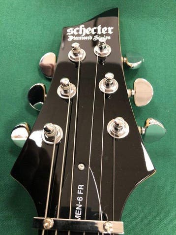 Schecter - Omen-6-fr-blk - - Guitare électrique