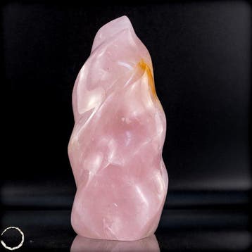 Natuurlijke topkwaliteit rozenkwarts Vlam- 1108.25 g