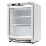 Vrieskast - 200 L - Rvs - met Glazen Deur, Verzenden