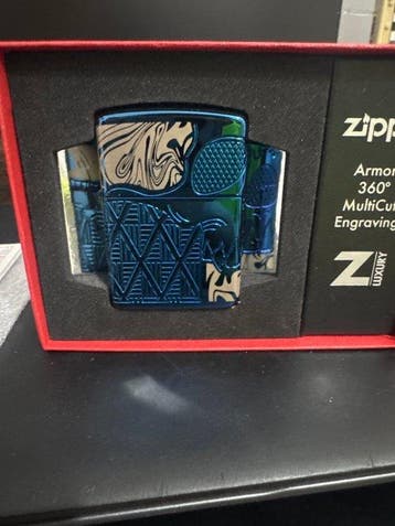Zippo - Armor - Aansteker - Staal, Emaille, Verzamelen, Nieuw