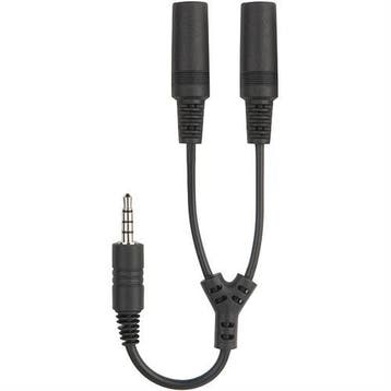 4 Polig 3,5mm jack splitter, Ophalen of Verzenden