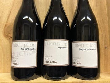 Juien Pilon : Cornas Lieu-Dit les Côtes, Cornas Elégance du, Nieuw