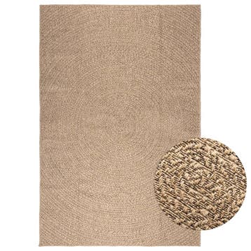 vidaXL Vloerkleed ZIZUR binnen en buiten 160x230 cm jute, Verzenden, Nieuw