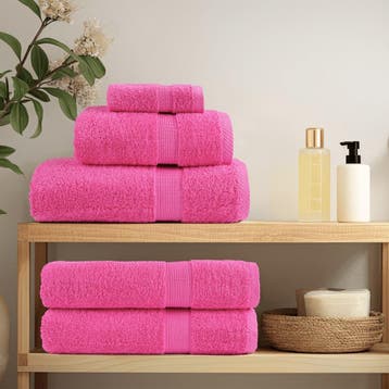 vidaXL Gastendoekjes SOLUND 10 st 600 g/m² 30x50 cm roze, Verzenden