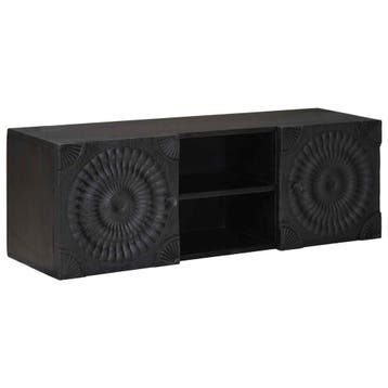 vidaXL TV Kast Zwart 105 x 30 x 35 cm, Huis en Inrichting, Woonaccessoires | Cd- en Dvd-rekken, Verzenden, Nieuw