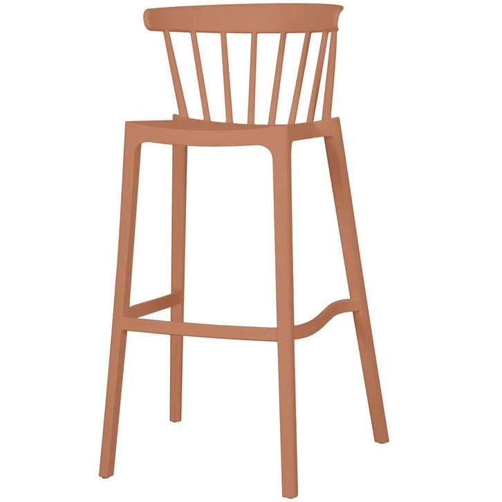 Barkruk | WINDSON | Terracotta | Kunststof | Outdoor |, Zakelijke goederen, Horeca | Keukenapparatuur, Nieuw in verpakking, Verzenden