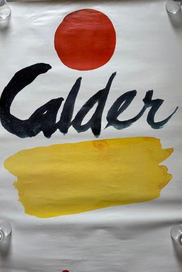 Alexander Calder - Prima Edizione Originale 1983 – Manifesto