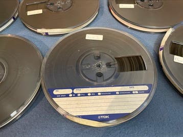 LDP-1800 - 18 cm spoelen met tape - 1985