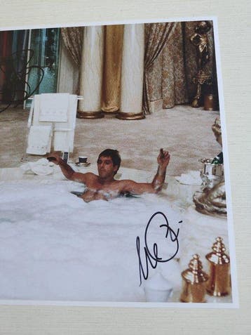 Scarface - Al Pacino & Steven Bauer – Dual Signed Photo, Verzamelen, Nieuw