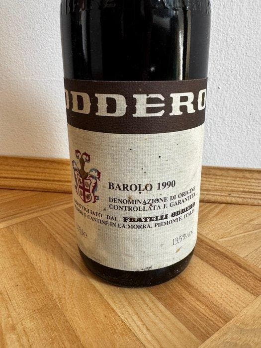 1990 Oddero - Barolo - Fles (0,75 liter), Verzamelen, Wijnen