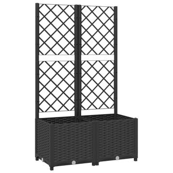 Jardiniere avec treillis noire - Seconde chance a -45%, Verzenden