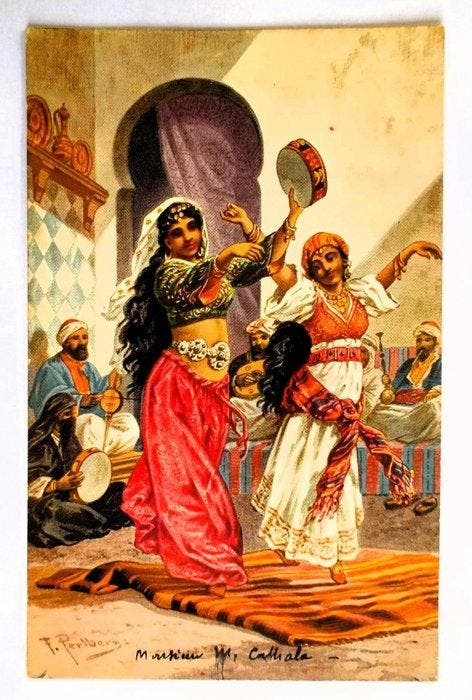 Marokko, Marokko - De erewacht van de sultan, de pacha, de, Verzamelen, Postkaarten | Buitenland