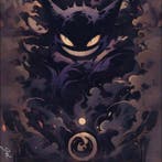 JZL - Spooky Gengar Rising [XL Canvas Edition]