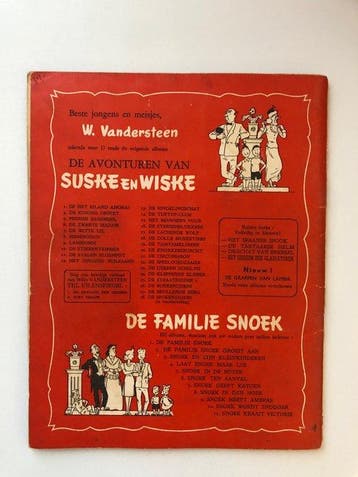 Suske en Wiske RV-27 - De brullende berg - 1 Album - Eerste