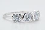 Zonder minimumprijs - Ring - 14 karaat Witgoud - 2.29ct. tw.