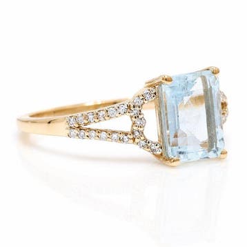 Zonder minimumprijs - Ring - 14 karaat Geel goud - 1.63ct., Nieuw