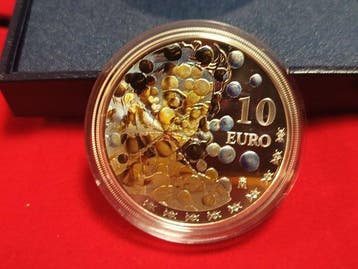 Spanje. 10 Euro 2021 Salvador Dalí Proof (Zonder