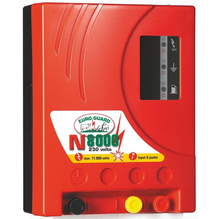 Euro guard n 8000 schrikdraadapparaat - geschikt voor 230v, Animaux & Accessoires, Box & Pâturages