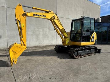 Veiling: Midigraafmachine Komatsu PC56-7 Diesel 2016, Ophalen