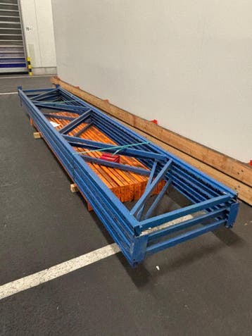 Palletstelling - 3 staanders 5000x900mm - Totale lengte: 6m3, Ophalen of Verzenden