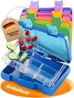 2dekans | Funkelfuchs® - Lunchbox kinderen met vakverdeling, Maison & Meubles, Cuisine| Tupperware, Ophalen of Verzenden