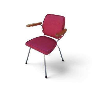 Fauteuil - Staal - vintage stalen fauteuil