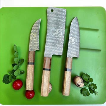 Keukenmes - Utility knife - Vintage Pro Viking-stijl