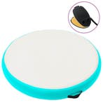 vidaXL Gymnastiekmat met pomp opblaasbaar 100x100x10 cm PVC, Sport en Fitness, Verzenden, Nieuw