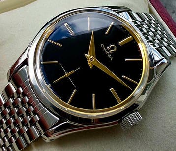 Omega - Oversize Jumbo - Black Gilt Dial - cal.266 - 1952 -, Nieuw