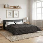 vidaXL Winter Duvet Antraciet 200 x 200 cm Microvezel en, Verzenden