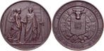Bronze-medaille 1861 medaille von Leopold Wiener Antwerpe..., Verzenden