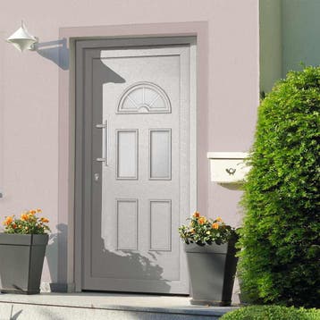 vidaXL Voordeur 98x198 cm wit, Verzenden, Nieuw