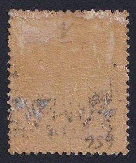 Belgique 1874 - 1F Mauve - Léopold II de profil vers la