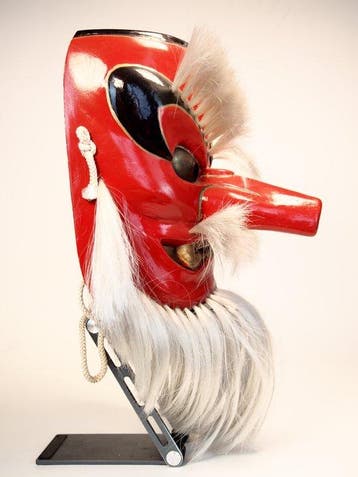 Mask - Hout, Veel geluk Kagura Tengu Mask