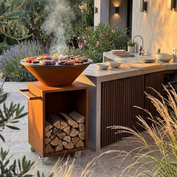 ASH Fuego Plancha BBQ Cortenstaal, Verzenden