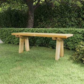vidaXL Tuinbank 110 cm geïmpregneerd massief grenenhout, Verzenden