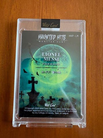 Wild Card Haunted Hits Monster Hunt Lionel Messi /3 USA