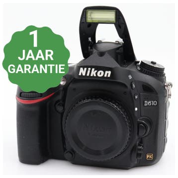 10% korting | Nikon D610 body | Tweedehands, Verzenden