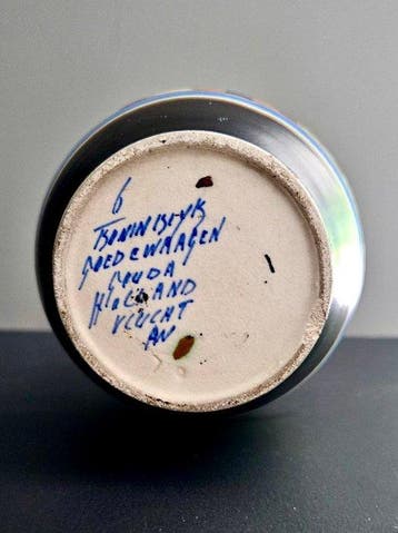 Goedewaagen - willem van Norden - Vaas - Aardewerk - Decor, Antiek en Kunst