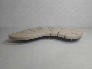 Edra - Francesco Binfaré - Sofa - flap - Kalfsleer, Antiek en Kunst