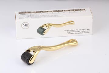 Dermaroller anti-ageing vernieuwen van de huid 0.5mm 540 naa, Verzenden, Nieuw