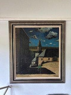 Floris Jespers (1889-1965) - Dorp met kerkje