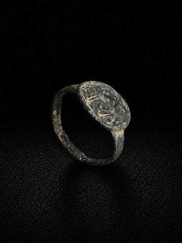 Romain antique, Empire Bronze Bague (Sans prix de réserve)
