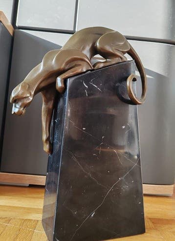 BJB Bronze Garanti - De Coux signiert - Figuur -, Antiek en Kunst
