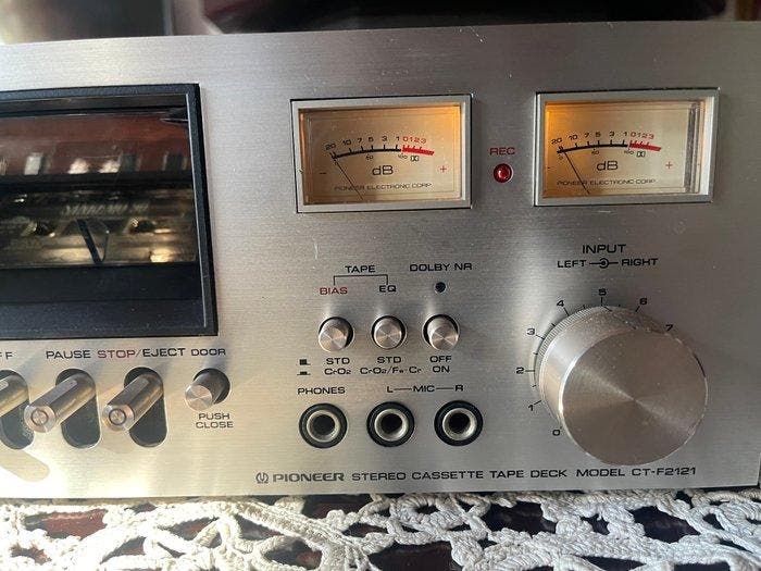 Pioneer - CT-F2121 Cassetterecorder-speler, Audio, Tv en Foto, Radio's