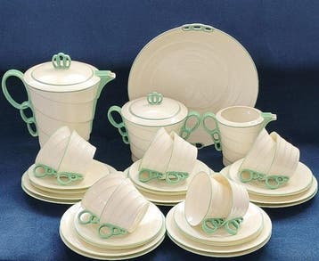 Epiag - Koffie- en theeservies (34) - Art Deco service for